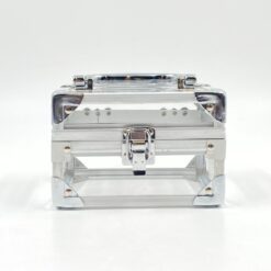 Plastikinis lagaminėlis su metalo rėmu 11x15x12 cm