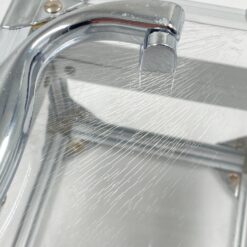 Plastikinis lagaminėlis su metalo rėmu 11x15x12 cm