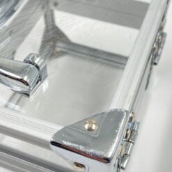 Plastikinis lagaminėlis su metalo rėmu 11x15x12 cm