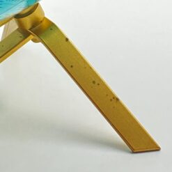 Šviečiantis stalinis gaublys žalvariniu rėmu 30x26x34,5 cm