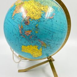 Šviečiantis stalinis gaublys žalvariniu rėmu 30x26x34,5 cm