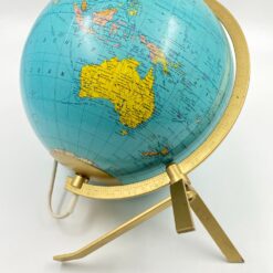 Šviečiantis stalinis gaublys žalvariniu rėmu 30x26x34,5 cm