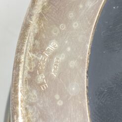 Sidabruoto metalo indas plastikiniu dugnu 13,5×13,5×4 cm