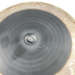 Sidabruoto metalo indas plastikiniu dugnu 13,5×13,5×4 cm