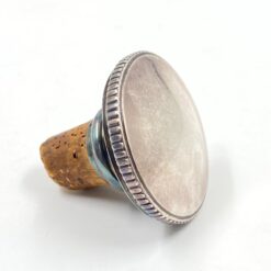 Butelio kamštis su sidabru 5x5x4,5 cm