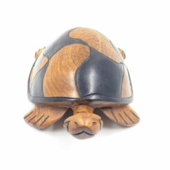 Vėžlio medinė statula 31x21x13 cm