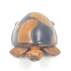 Vėžlio medinė statula 31x21x13 cm