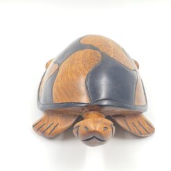 Vėžlio medinė statula 31x21x13 cm