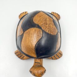 Vėžlio medinė statula 31x21x13 cm