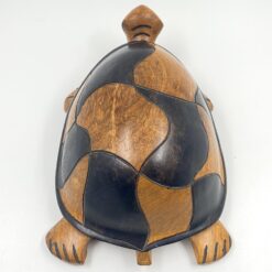 Vėžlio medinė statula 31x21x13 cm