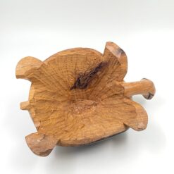 Vėžlio medinė statula 31x21x13 cm