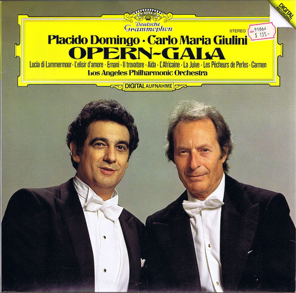 ALP19170C_1760018657 Placido Domingo, Carlo Maria Giulini, Los Angeles Philharmonic Orchestra – 1981 – Opern-Gala