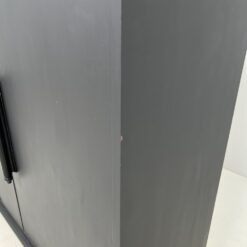 Industrinio stiliaus pilka dviejų durų komoda 53x161x130 cm