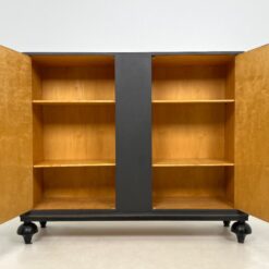 Industrinio stiliaus pilka dviejų durų komoda 53x161x130 cm