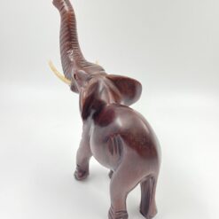 Medinė dramblio statula 12x26x33 cm