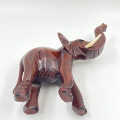 Medinė dramblio statula 12x26x33 cm