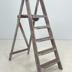 Vintažinės medinės kopėčios 96x50x129 cm