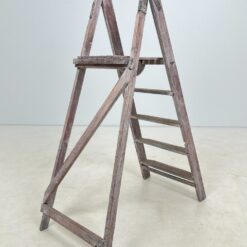 Vintažinės medinės kopėčios 96x50x129 cm