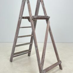 Vintažinės medinės kopėčios 96x50x129 cm