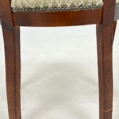 Raudonmedžio rėmo kėdė su gobeleno sėdimąja dalimi 48x50x95 cm, 48 cm