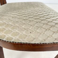 Raudonmedžio rėmo kėdė su gobeleno sėdimąja dalimi 48x50x95 cm, 48 cm