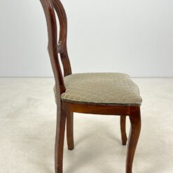 Raudonmedžio rėmo kėdė su gobeleno sėdimąja dalimi 48x50x95 cm, 48 cm