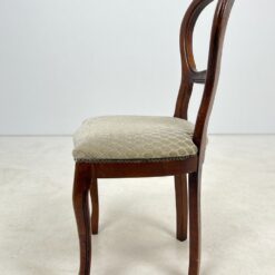 Raudonmedžio rėmo kėdė su gobeleno sėdimąja dalimi 48x50x95 cm, 48 cm