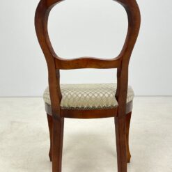 Raudonmedžio rėmo kėdė su gobeleno sėdimąja dalimi 48x50x95 cm, 48 cm