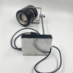 Vintažinis reguliuojamas metalinis stalinis šviestuvas 22(+8)x12(+13)x38 cm