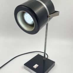 Vintažinis reguliuojamas metalinis stalinis šviestuvas 22(+8)x12(+13)x38 cm