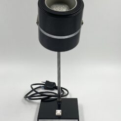 Vintažinis reguliuojamas metalinis stalinis šviestuvas 22(+8)x12(+13)x38 cm