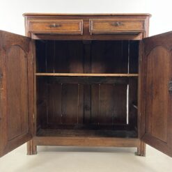 Senovinė ąžuolinė dviejų durų ir dviejų stalčių komoda 61x133x148 cm