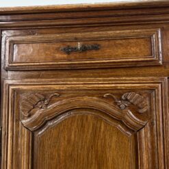 Senovinė ąžuolinė dviejų durų ir dviejų stalčių komoda 61x133x148 cm