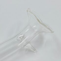 Art deco stiliaus stikliniai stalo įrankių stovai – vazelės 5 vnt. komplektas 3x11x3 cm