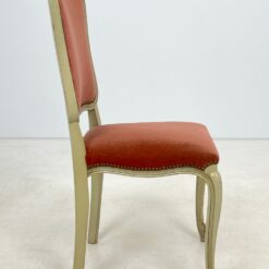 Provanso stiliaus kėdės su veliūru 6 vnt. komplektas 55x48x99 cm, 49 cm