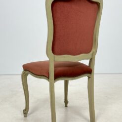 Provanso stiliaus kėdės su veliūru 6 vnt. komplektas 55x48x99 cm, 49 cm