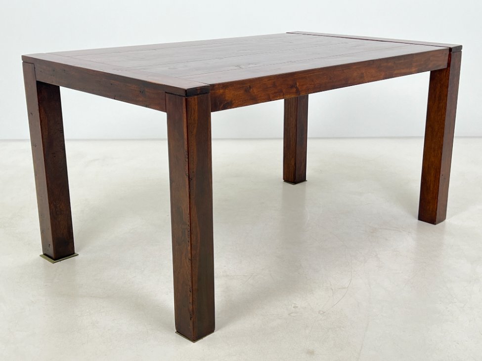 DM0140-stalai-4 Vintažinis medinis valgomojo stalas 90x148x77,5 cm