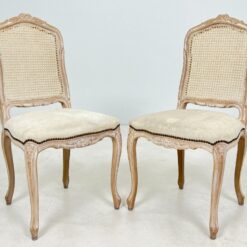 Medinės kėdės su gobelenu ir ratanu 2 vnt. komplektas 47x50x99 cm, 48 cm