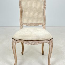 Medinės kėdės su gobelenu ir ratanu 2 vnt. komplektas 47x50x99 cm, 48 cm