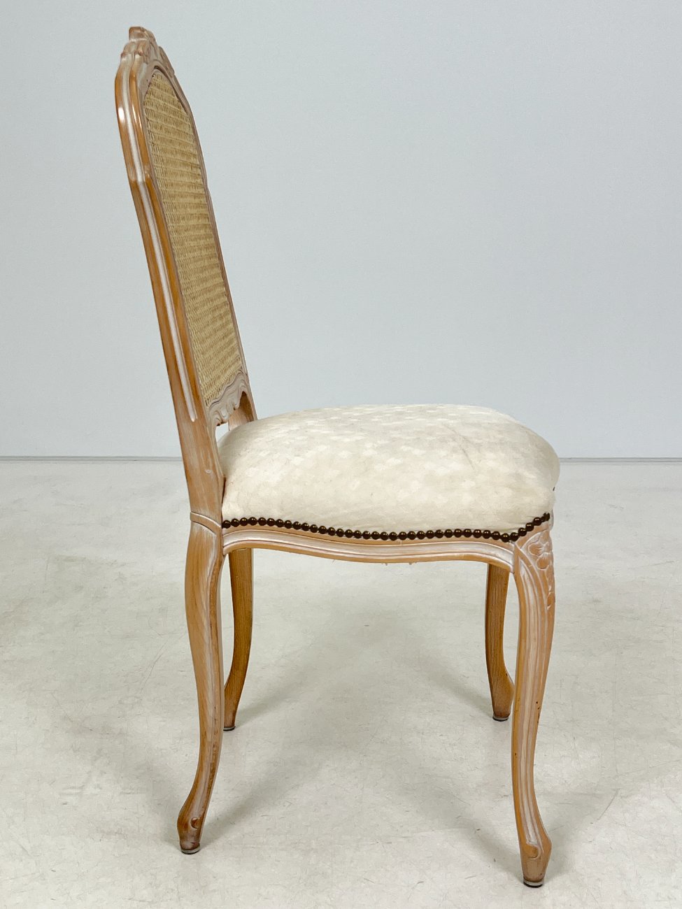 DM0156-kedes-4 Medinės kėdės su gobelenu ir ratanu 2 vnt. komplektas 47x50x99 cm, 48 cm