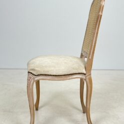 Medinės kėdės su gobelenu ir ratanu 2 vnt. komplektas 47x50x99 cm, 48 cm