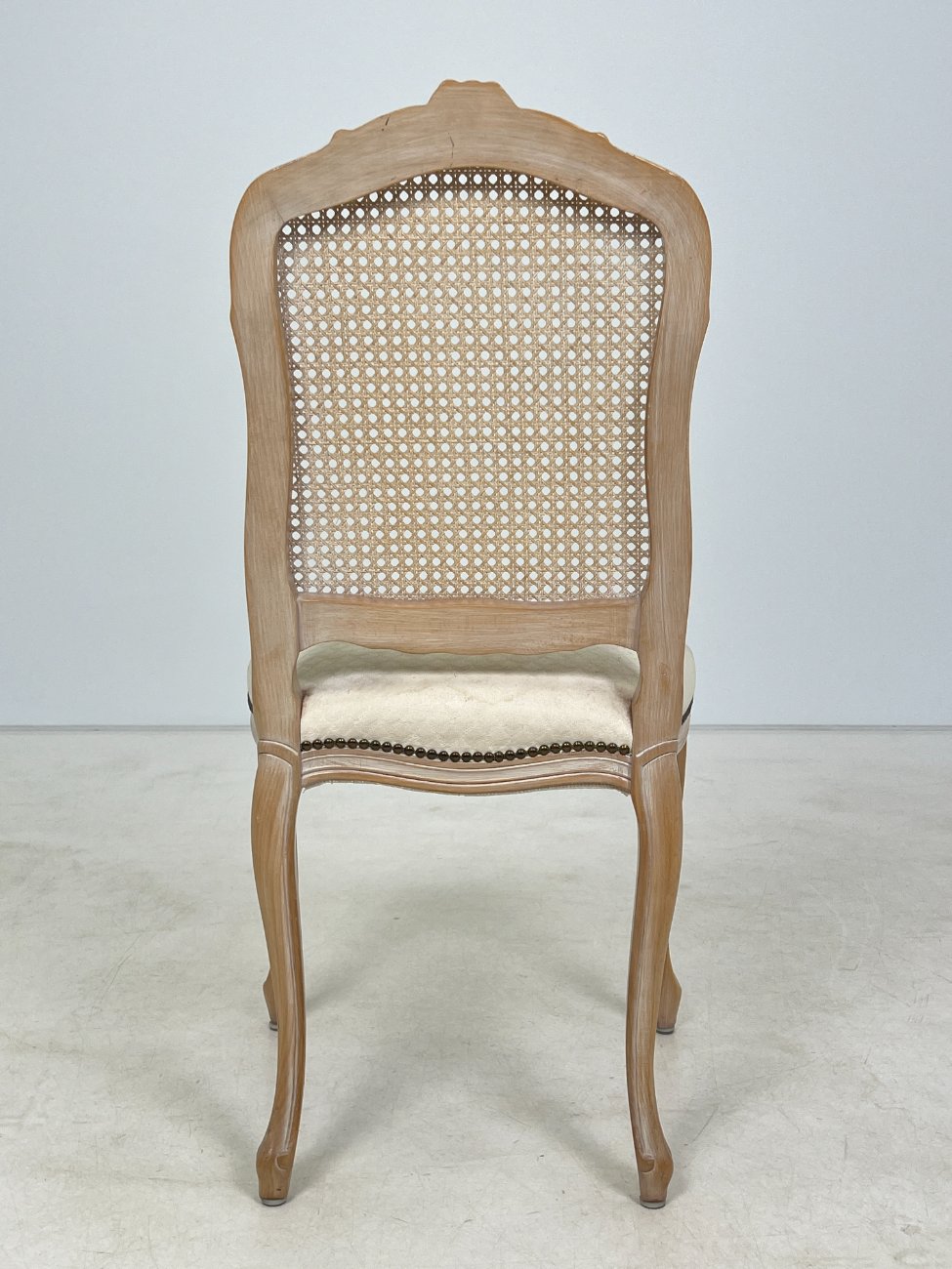 DM0156-kedes-8 Medinės kėdės su gobelenu ir ratanu 2 vnt. komplektas 47x50x99 cm, 48 cm