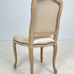 Medinės kėdės su gobelenu ir ratanu 2 vnt. komplektas 47x50x99 cm, 48 cm