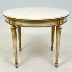 Apvalus provanso stiliaus staliukas 70x70x55 cm