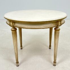 Apvalus provanso stiliaus staliukas 70x70x55 cm