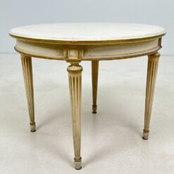 Apvalus provanso stiliaus staliukas 70x70x55 cm