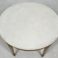 Apvalus provanso stiliaus staliukas 70x70x55 cm