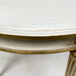 Apvalus provanso stiliaus staliukas 70x70x55 cm