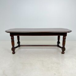 Ilgas ąžuolinis valgomojo stalas 93x219x75,5 cm