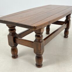 Ąžuolinis pailgas staliukas 57x122x50,5 cm